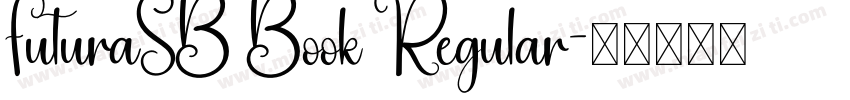 FuturaSB Book Regular字体转换